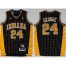 Indiana Pacers 24 Paul George Blue Yellow Strip Revolution 30 NBA Jerseys Cheap