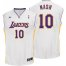 Los Angeles Lakers 10 Steve Nash White Revolution 30 Swingman NBA Jerseys Cheap