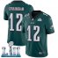 Nike Philadelphia Eagles #12 Randall Cunningham Midnight Green Team Color Super Bowl LII Mens Stitched NFL Vapor Untouchable Limited Jersey