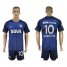 Boca Juniors #10 Carlitos Sec Away Soccer Club Jersey