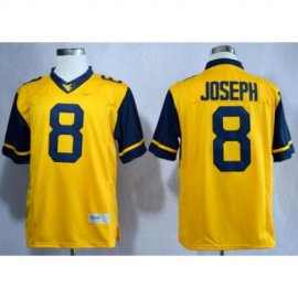 West Virginia Mountaineers (WVU) 8 Karl Joseph Yellow College Football Limited NCAA Jerseys
