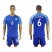 Brazil #6 Kasmirski Blue Soccer Country Jersey
