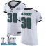 Nike Philadelphia Eagles #30 Corey Clement White Super Bowl LII Mens Stitched NFL Vapor Untouchable Elite Jersey