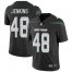 Nike New York Jets #48 Jordan Jenkins Black Alternate Mens Stitched NFL Vapor Untouchable Limited Jersey