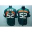 Miami Hurricanes 52 lewis green ACC patch NCAA Jerseys
