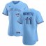 Toronto Blue Jays #11 Bo Bichette Mens Nike Light Blue Alternate 2020 Authentic Player MLB Jersey