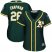 Oakland Athletics #26 Matt Chapman Green Alternate Womens Stitched MLB Jersey