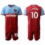 West Ham United #10 Lanzini Home Soccer Club Jersey