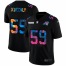 Carolina Carolina Panthers #59 Luke Kuechly Mens Nike Multi-Color Black 2020 NFL Crucial Catch Vapor Untouchable Limited Jersey