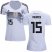 Womens Germany #15 Younes White Home Soccer Country Jersey