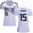 Womens Germany #15 Younes White Home Soccer Country Jersey