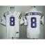 LSU Tigers 8 Zach Mettenberger White College Football NCAA Jersey