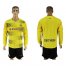 Dortmund Blank Home Long Sleeves Soccer Club Jersey