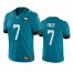 Nike Jacksonville Jaguars #7 Nick Foles Teal 25th Anniversary Vapor Limited Stitched NFL 100th Season Jersey