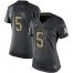Nike Cleveland Browns #5 Case Keenum Black Womens Stitched NFL Limited 2016 Salute to Service Jersey