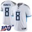 Nike Tennessee Titans #8 Marcus Mariota White Mens Stitched NFL 100th Season Vapor Limited Jersey