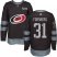 Adidas Carolina Hurricanes #31 Anton Forsberg Black 1917-2017 100th Anniversary Stitched NHL Jersey