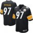 Nike Pittsburgh Steelers #97 Cameron Heyward Black Team Color Youth Stitched NFL Elite Jersey