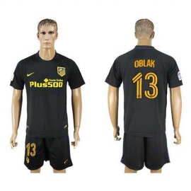 Atletico Madrid #13 Oblak Away Soccer Club Jersey