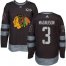 Adidas Chicago Blackhawks #3 Keith Magnuson Black 1917-2017 100th Anniversary Stitched NHL Jersey