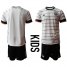 Germany Blank White Home Kid Soccer Country Jersey