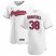Cleveland Indians #38 Cal Quantrill Mens Nike White Home 2020 Authentic Team MLB Jersey