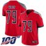 Nike Tennessee Titans #79 Isaiah Wilson Red Mens Stitched NFL Limited Inverted Legend 100th Season Jersey