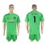 Manchester United #1 De Gea Green Goalkeeper Soccer Club Jersey