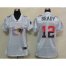 Nike New England Patriots #12 Tom Brady White Womens Fem Fan NFL Game Jersey