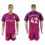 Manchester City #42 Toure Yaya Away Soccer Club Jersey