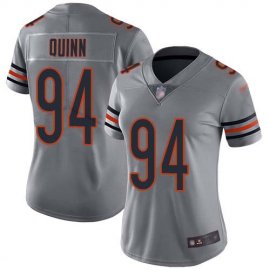 Nike Chicago Bears #94 Robert Quinn Silver Womens Stitched NFL Limited Inverted Legend Jersey