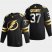 Tampa Bay Lightning #37 Yanni Gourde Mens Adidas Black Golden Edition Limited Stitched NHL Jersey