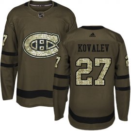 Adidas Montreal Canadiens #27 Alexei Kovalev Green Salute to Service Stitched NHL Jersey