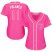 Minnesota Twins #11 Jorge Polanco Pink Fashion Womens Stitched MLB Jersey