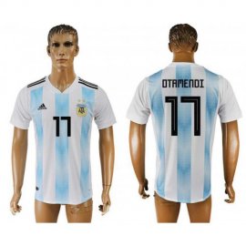 Argentina 17 OTAMENDI Home 2018 FIFA World Cup Thailand Soccer Jersey