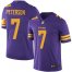 Nike Minnesota Vikings #7 Patrick Peterson Purple Mens Stitched NFL Limited Rush Jersey