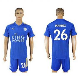 Leicester City #26 Mahrez Home Soccer Club Jersey