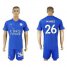 Leicester City #26 Mahrez Home Soccer Club Jersey