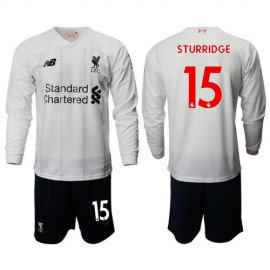 Liverpool #15 Sturridge Away Long Sleeves Soccer Club Jersey