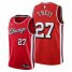 Chicago Chicago Bulls #27 Daniel Theis Mens 2021-22 City Edition Red NBA Jersey Mens