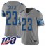 Nike Detroit Lions #23 Darius Slay Jr Gray Mens Stitched NFL Limited Inverted Legend 100th Season Jersey