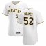 Pittsburgh Pirates #52 Clay Holmes Mens Nike White Home 2020 Authentic Player MLB Jersey