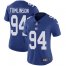Nike New York Giants #94 Dalvin Tomlinson Royal Blue Team Color Womens Stitched NFL Vapor Untouchable Limited Jersey