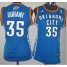 Cheap Women Oklahoma City Thunder 35 Kevin Durant Blue Swingman Jersey