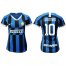 Womens Inter Milan #10 Lautaro Home Soccer Club Jersey