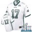 Nike Philadelphia Eagles #17 Alshon Jeffery White Super Bowl LII Mens Stitched NFL Elite Drift Fashion Jersey