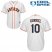 Houston Astros #10 Yuli Gurriel White Cool Base Stitched Youth MLB Jersey