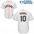 Houston Astros #10 Yuli Gurriel White Cool Base Stitched Youth MLB Jersey