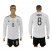 Germany #8 Kroos White Home Long Sleeves Soccer Country Jersey
