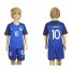France #10 Gignac Home Kid Soccer Country Jersey